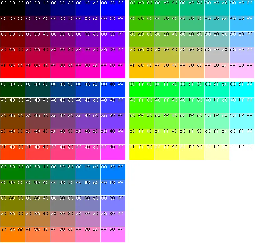 RGB Color Palette